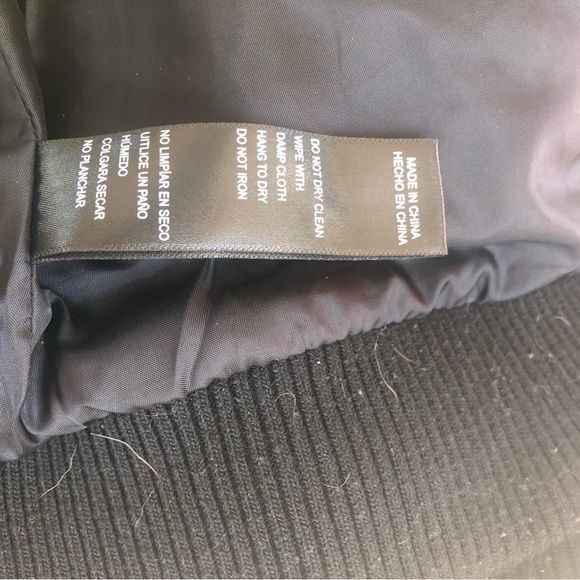 Ambiance black quilted bomber jacket - Picture 5 of 8